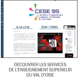 Accès au site du Carrefour de l'Enseignement Supérieur des Entreprises du Val d'Oise